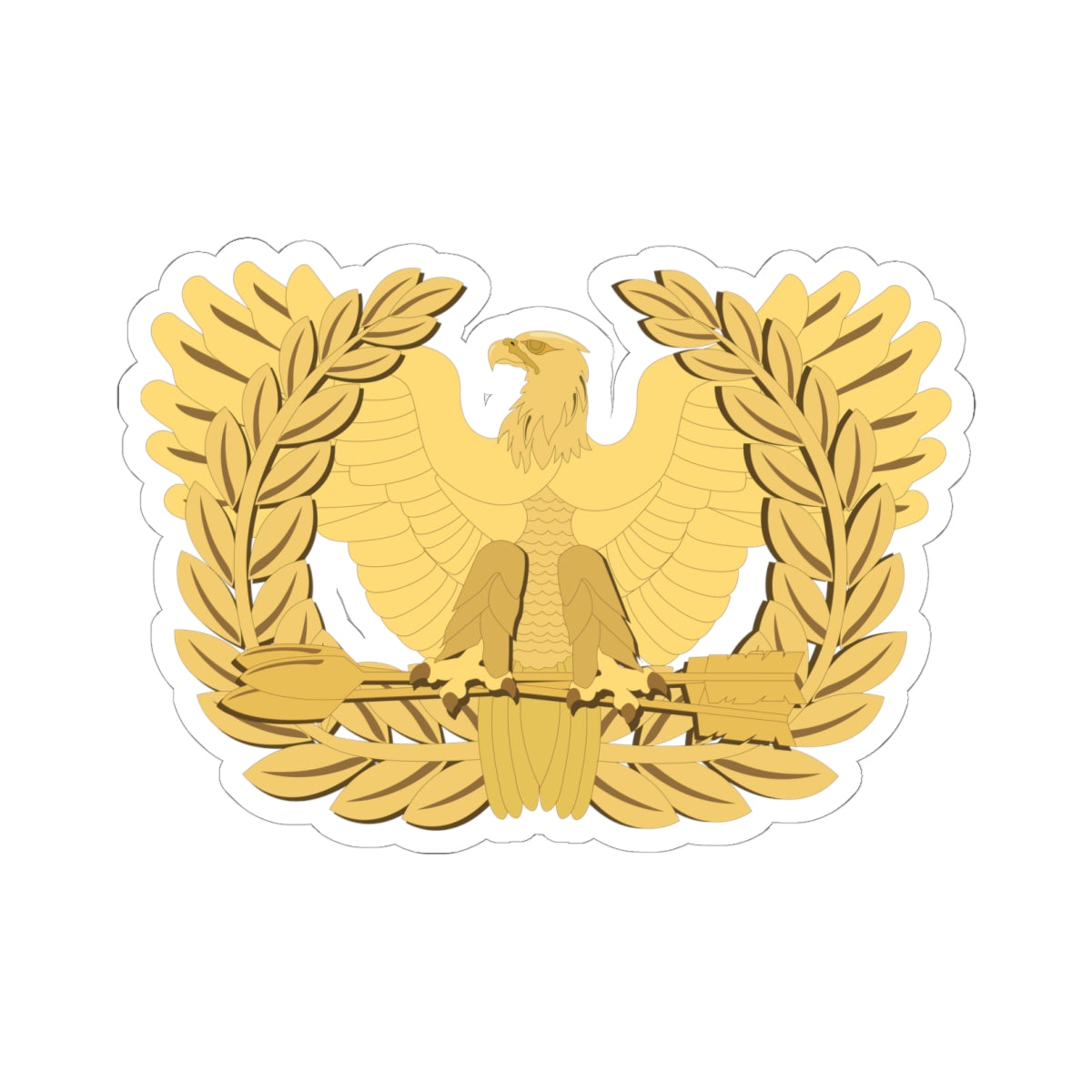 Kiss-Cut Stickers - Army - Emblem - Warrant Officer Insignia wo Txt X 300