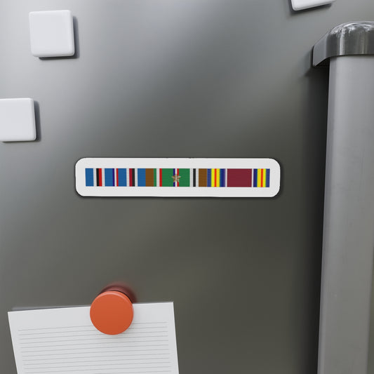 Die-Cut Magnets - World War Two Service Ribbons Bar - Eurppe - NAME  w Lines