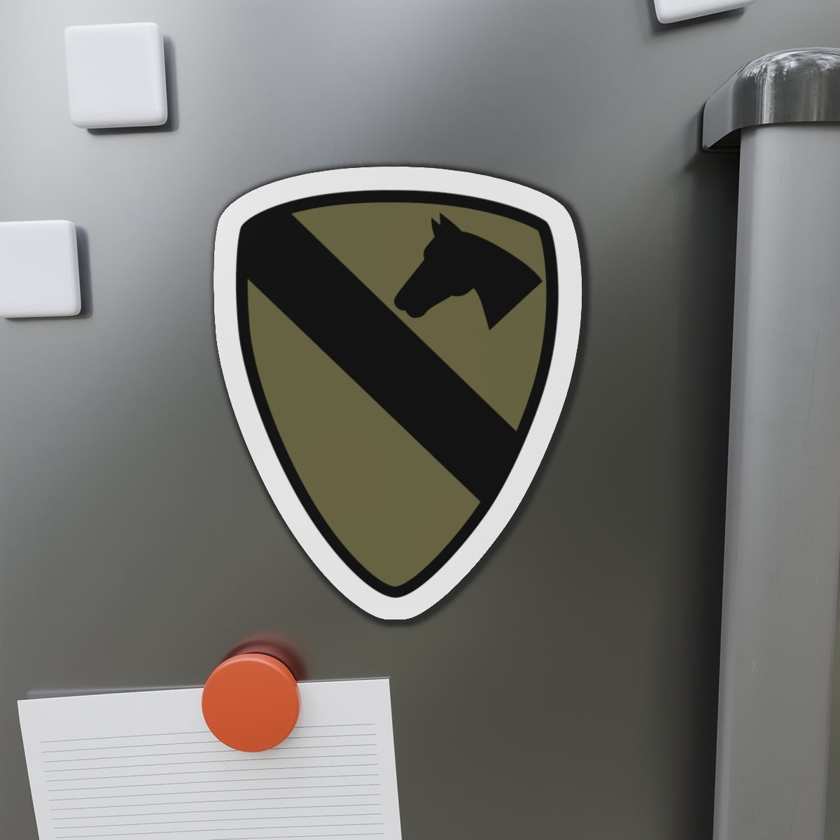 Die-Cut Magnets -SSI - 1st Cavalry Division - Subdued X 300