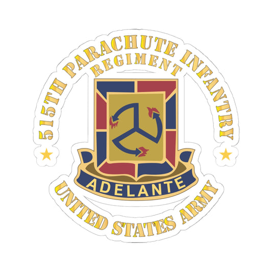 Kiss-Cut Stickers - Army - 515th Parachute Infantry Regiment - DUI - United States Army X 300