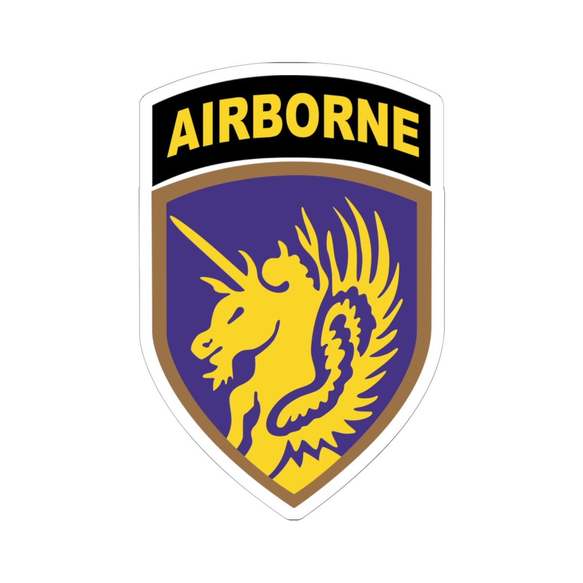 Kiss-Cut Stickers - SSI - 13th Airborne Division X 300