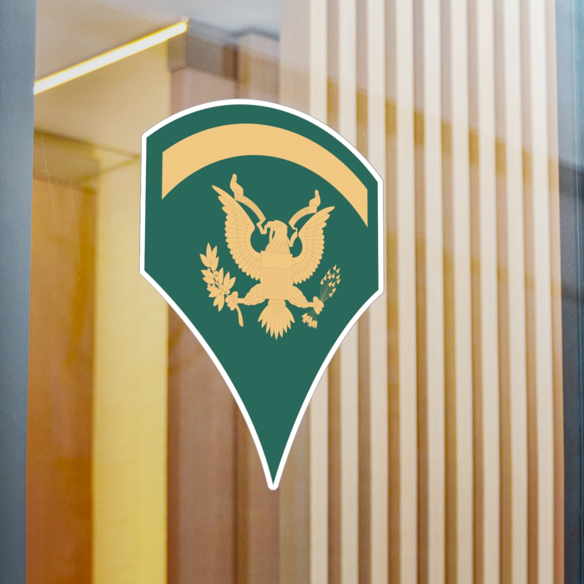 Kiss-Cut Vinyl Decals - Army - Enlisted - SPEC 5 - Specialist 5  - Std wo Txt X 300