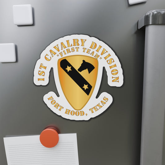 Die-Cut Magnets - Army - 1st Cavalry Division - DUI - Ft Hood, TX X 300