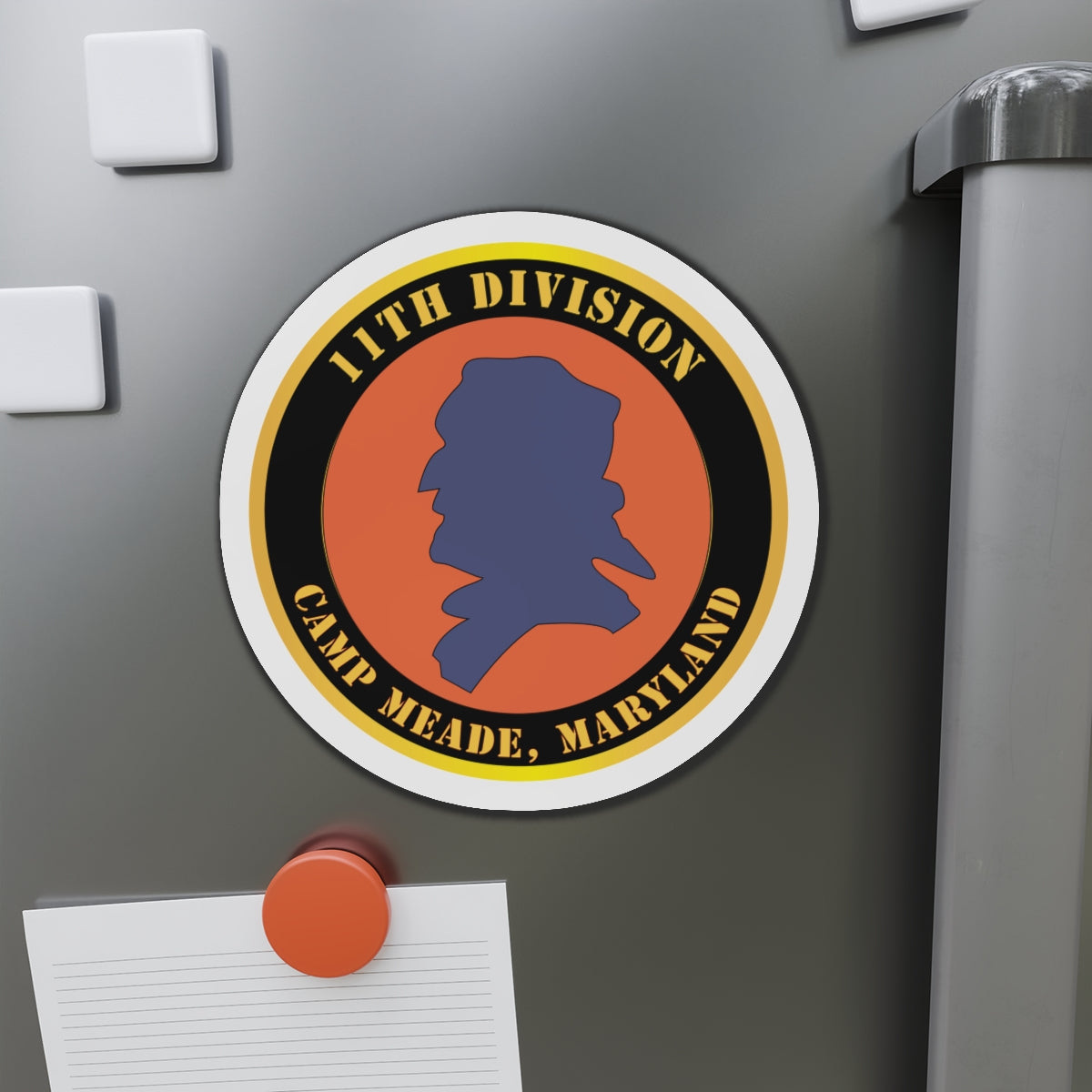 Die-Cut Magnets - Army - 11th Division - Camp Meade, Maryland X 300