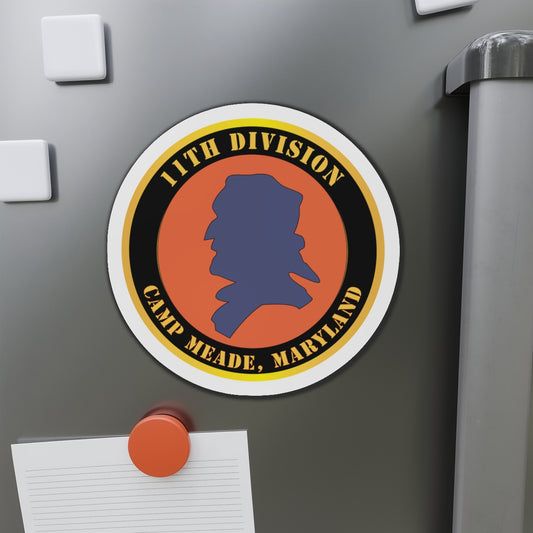 Die-Cut Magnets - Army - 11th Division - Camp Meade, Maryland X 300