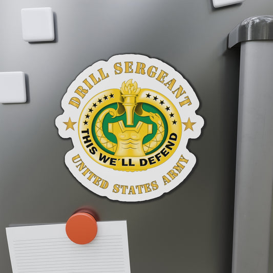 Die-Cut Magnets - Drill Sgt Badge - United States Army X 300