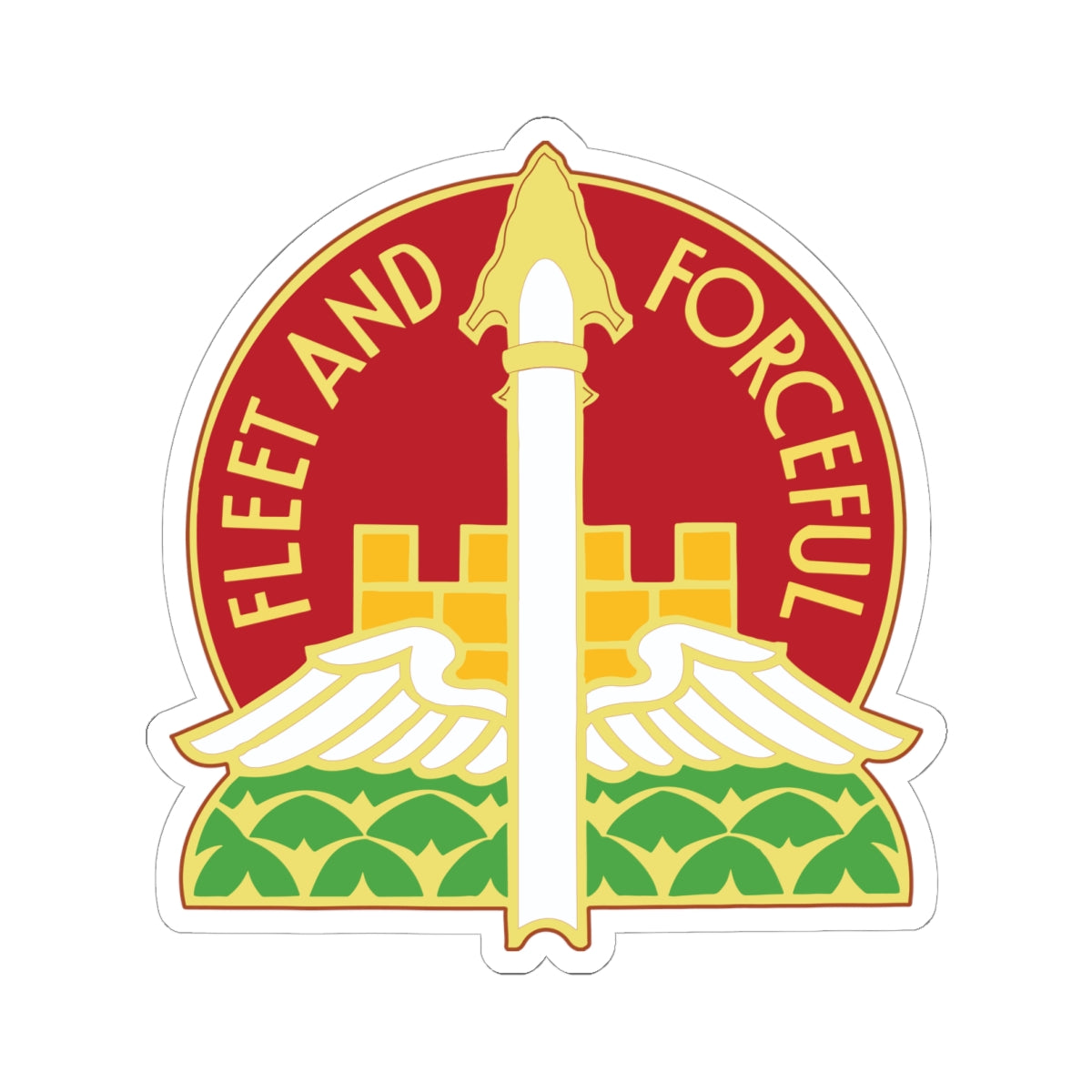 Kiss-Cut Stickers - 88th Artillery Group - DUI wo Txt X 300