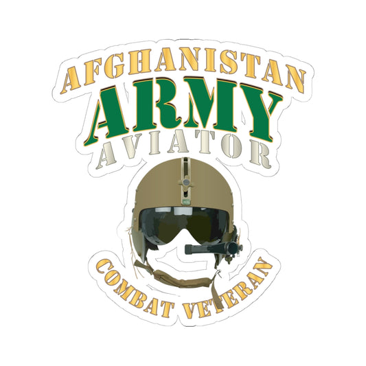 Kiss-Cut Stickers Army - Army - ARMY -  Aviator - Afghanistan War - Combat Vet X 300