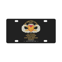 Load image into Gallery viewer, 39th Field Artillery Regiment, 1st Platoon, FDC, Charlie Battery, 1st Battalion Airborne - V1 X 300 Classic License Plate
