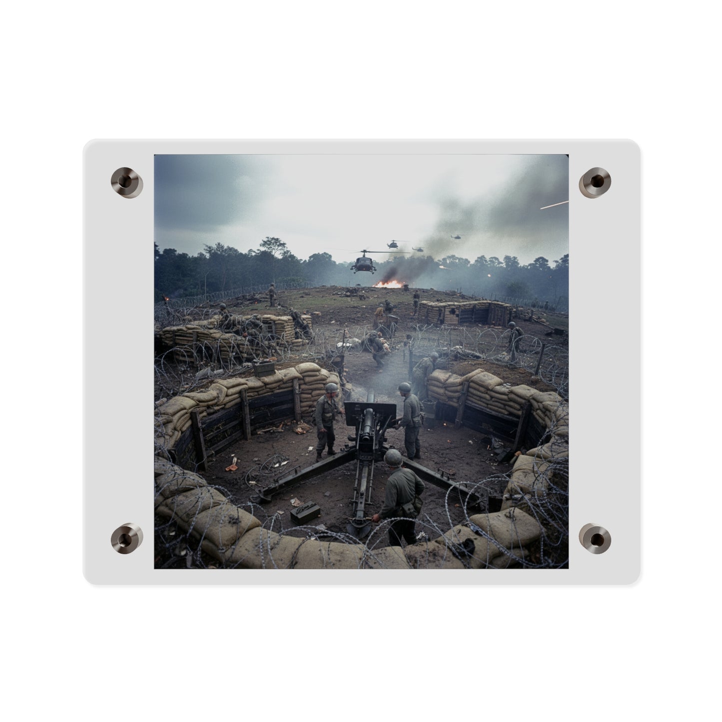 Acrylic Wall Art Panel - FSB Ripcord Siege - 1970