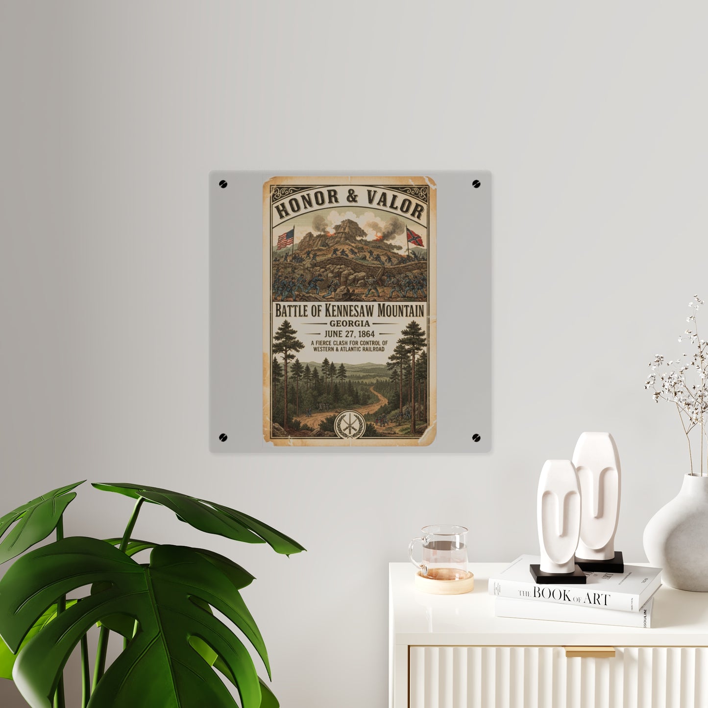 Acrylic Wall Art Panel - Battle of Kennesaw Mountain