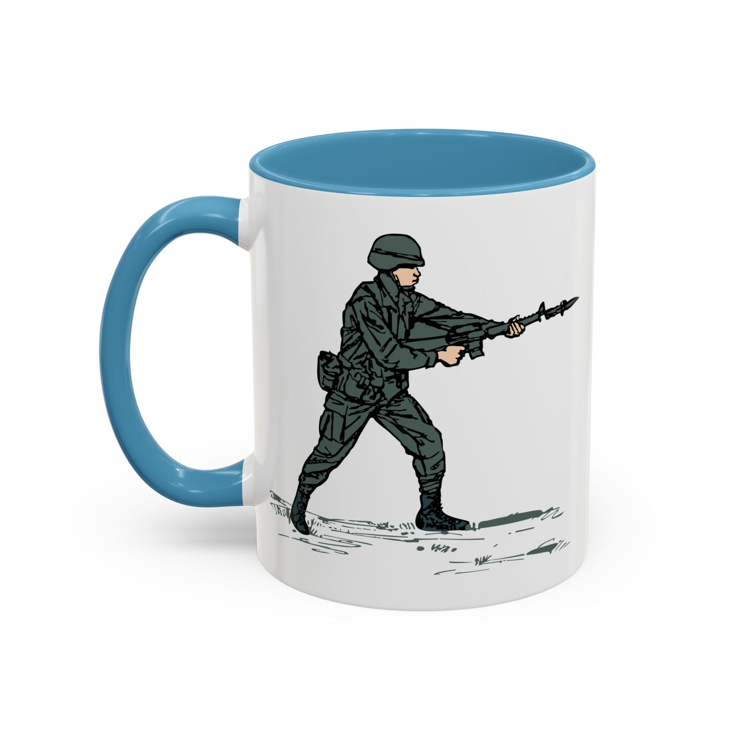 Accent Coffee Mug (11oz & 15oz) - Bayonet Training-Modified Thrust X 300