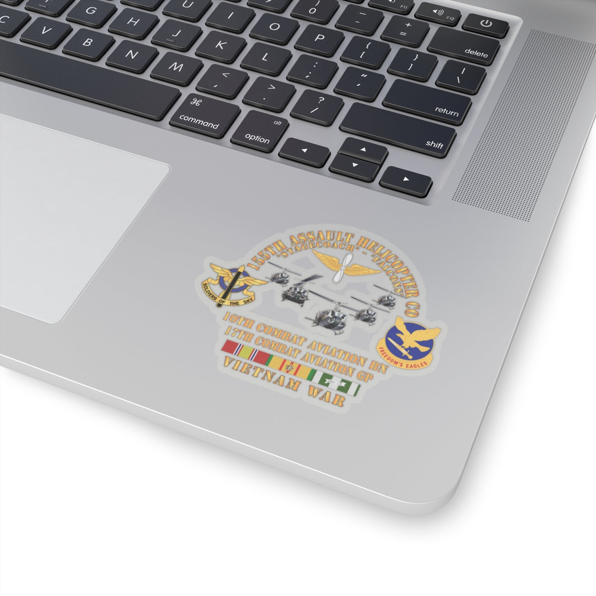 Kiss-Cut Stickers - 155th AHC - Stagecoach - Falcons w VN SVC