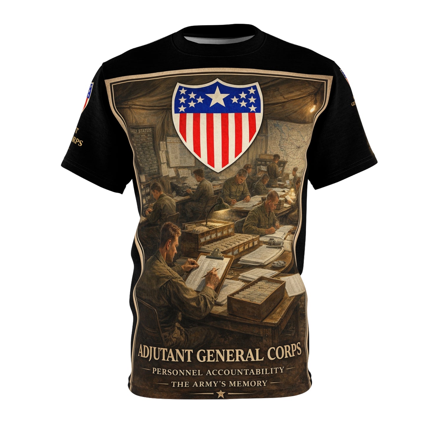 Adjutant General Corps Veterans Tribute Tee | All Over Print