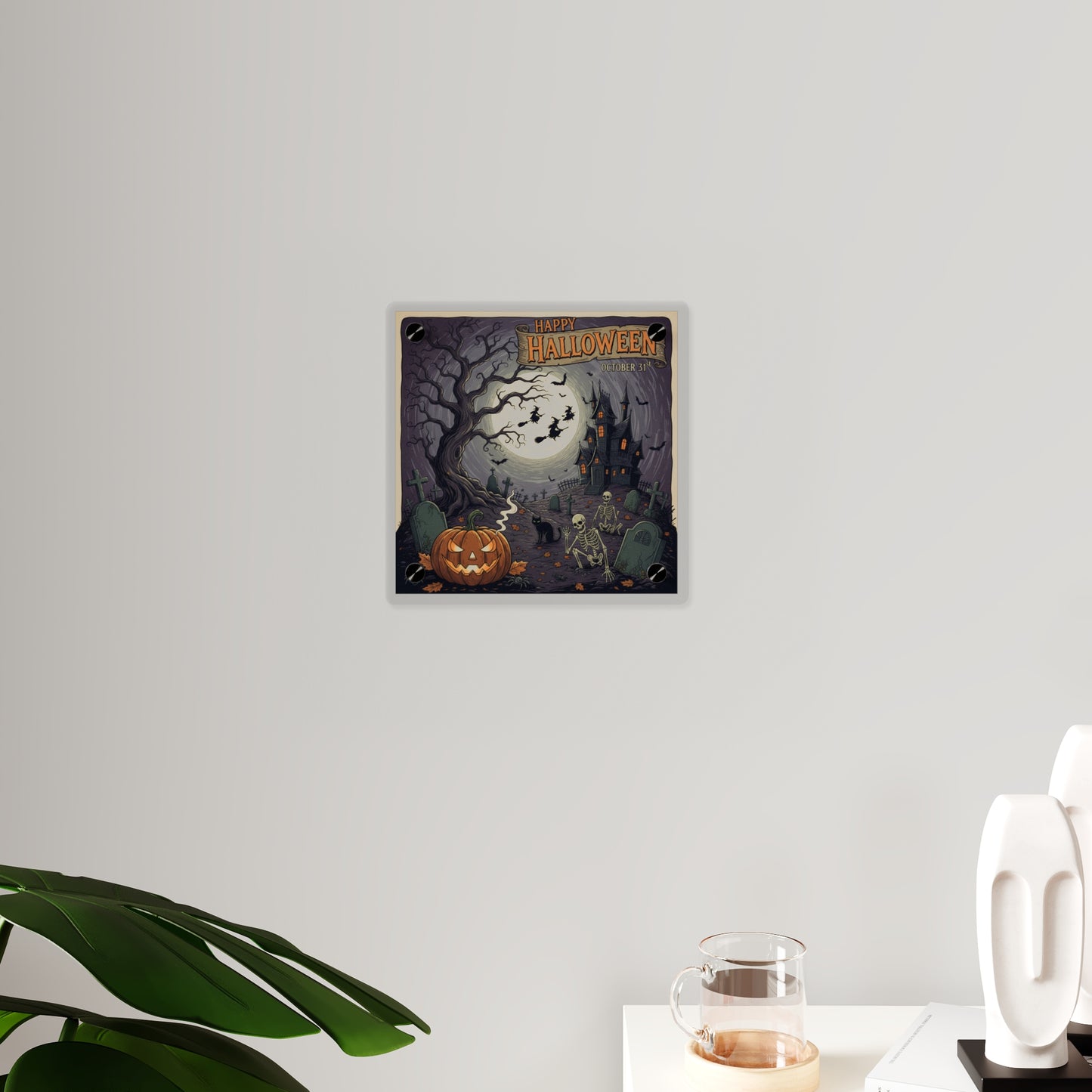 Acrylic Wall Art Panel - Halloween