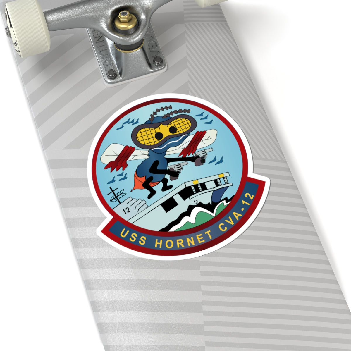 Kiss-Cut Stickers - Navy - USS Hornet (CV-12) wo Txt