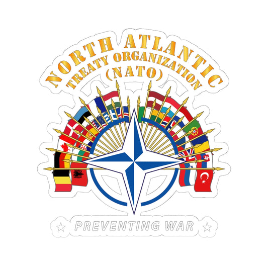Kiss-Cut Stickers - NATO - Preventing War X 300