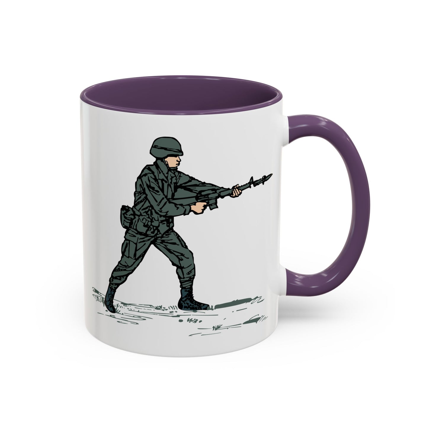 Accent Coffee Mug (11oz & 15oz) - Bayonet Training-Modified Thrust X 300
