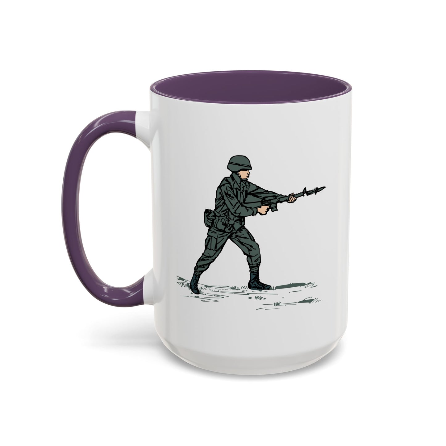 Accent Coffee Mug (11oz & 15oz) - Bayonet Training-Modified Thrust X 300