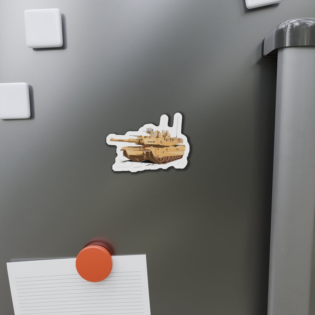 Die-Cut Magnets - M1A1 - Abrams Tank