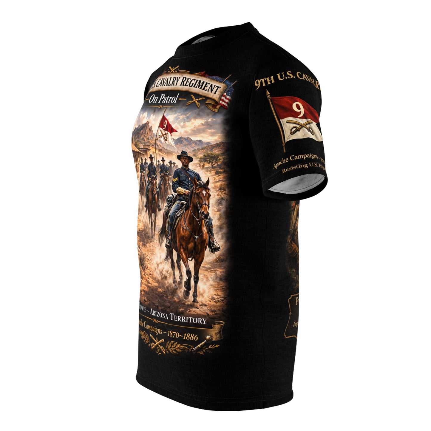 Buffalo Soldiers 9th Cavalry Tribute Tee — Apache Campaign