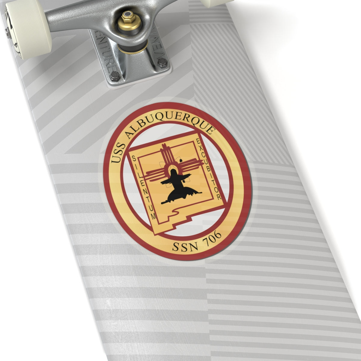 Kiss-Cut Stickers - Navy - USS Albuquerque (SSN-706) wo Txt