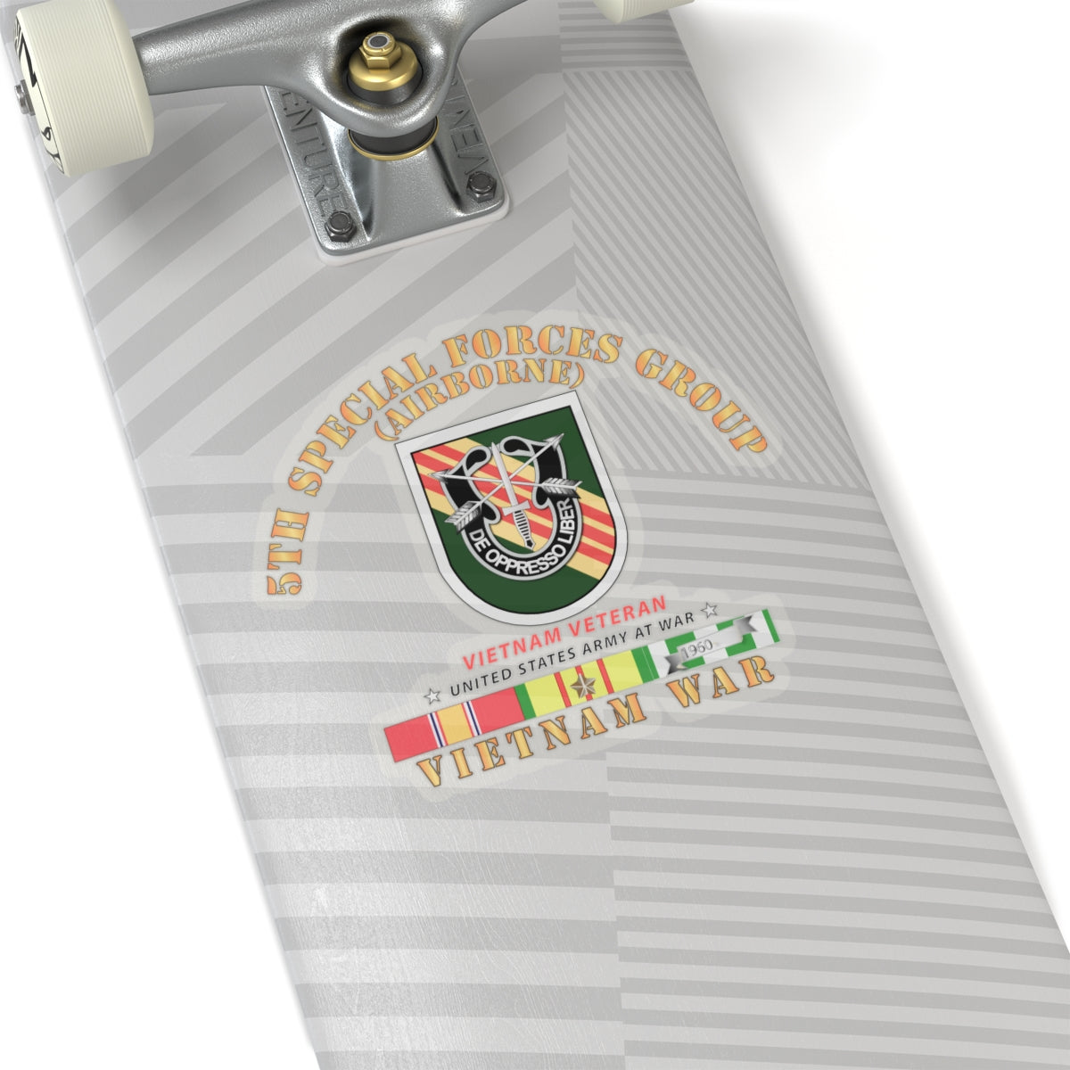 Kiss-Cut Stickers - 5th Special Forces Group w Flash VN SVC