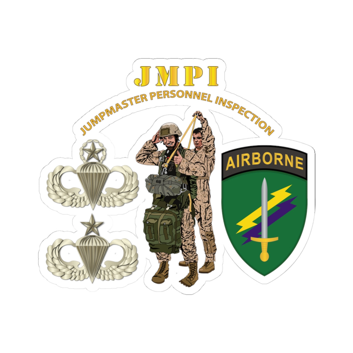 Kiss-Cut Stickers - JMPI - USACAPOC
