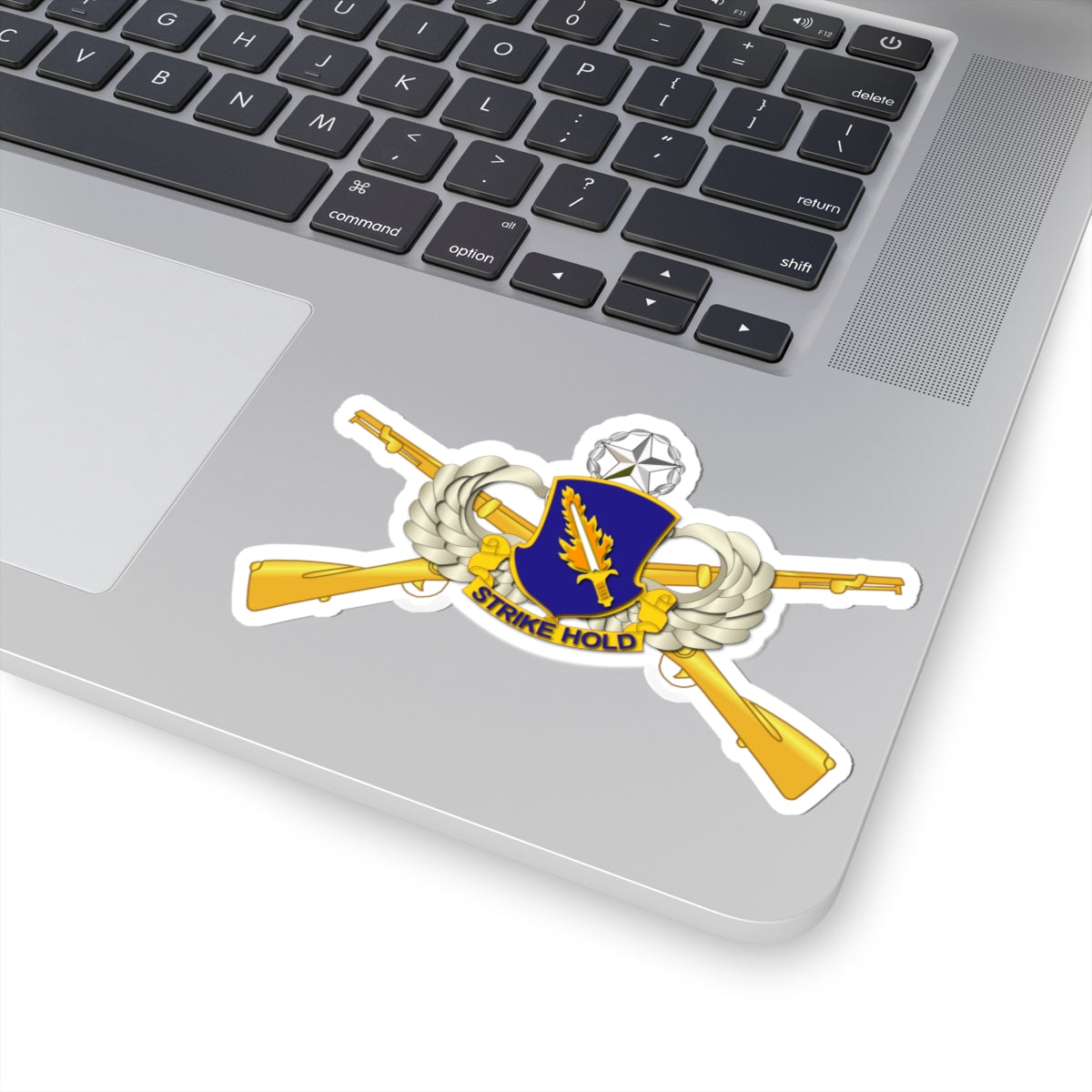 Kiss-Cut Stickers - Airborne Badge - 504th Infantry Regiment w Br - Mstr - No Tx X 300