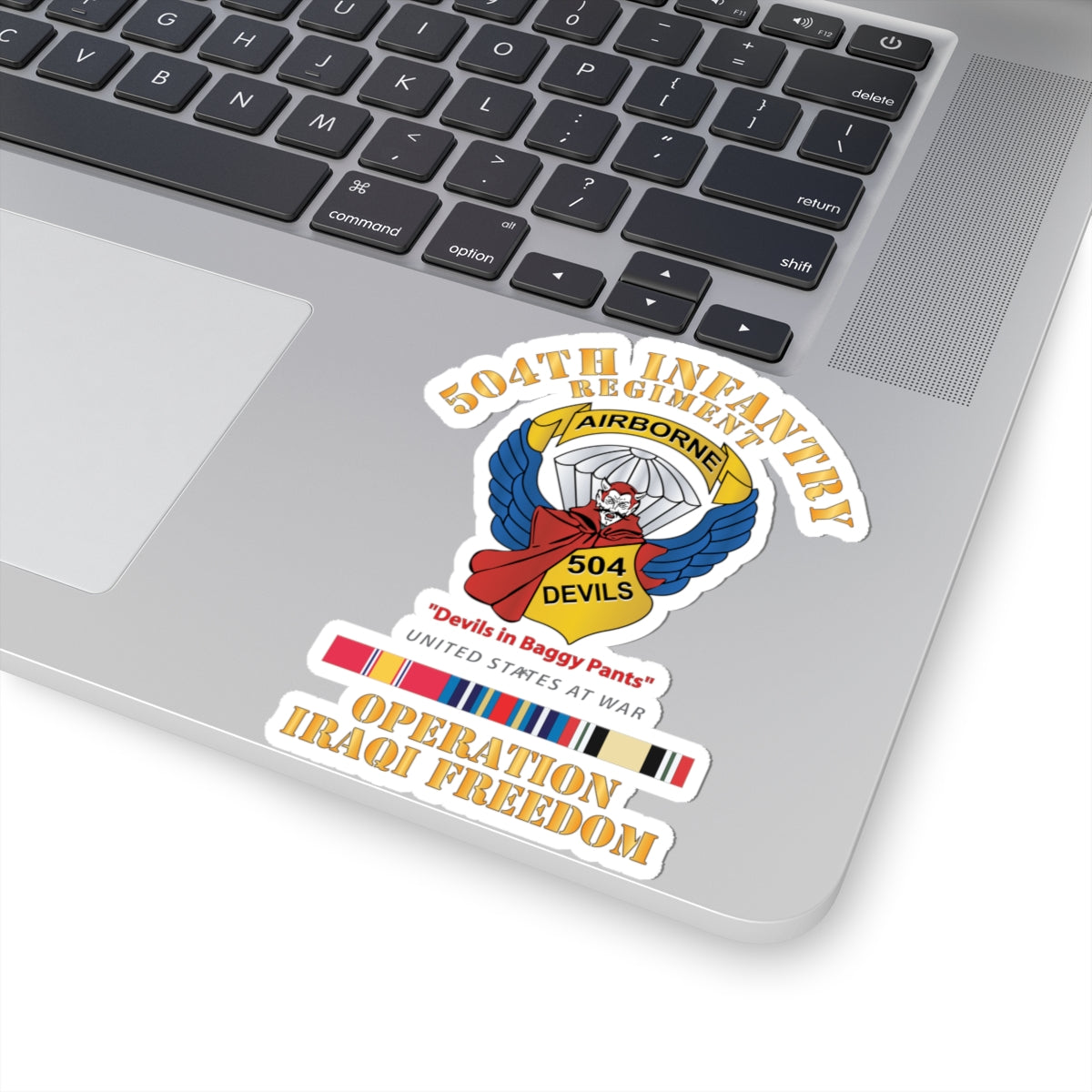 Kiss-Cut Stickers - 504th Infantry Regiment - Devils - OIF X 300
