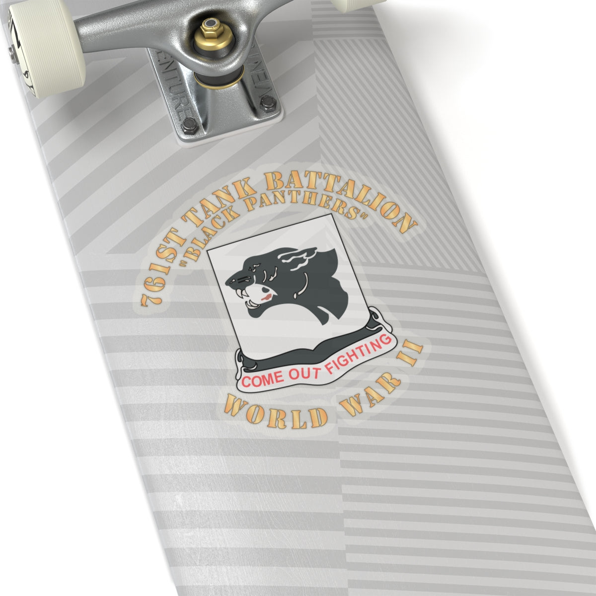 Kiss-Cut Stickers - 761st Tank Battalion - Black Panthers - WWII