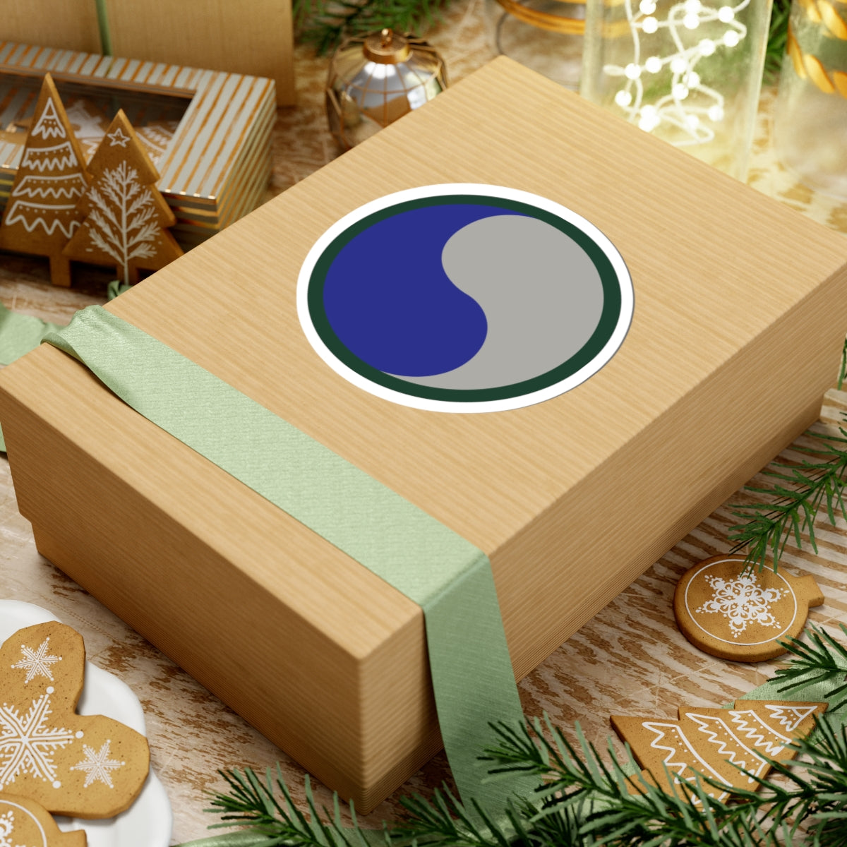 Kiss-Cut Stickers - SSI - 29th Infantry Division X 300