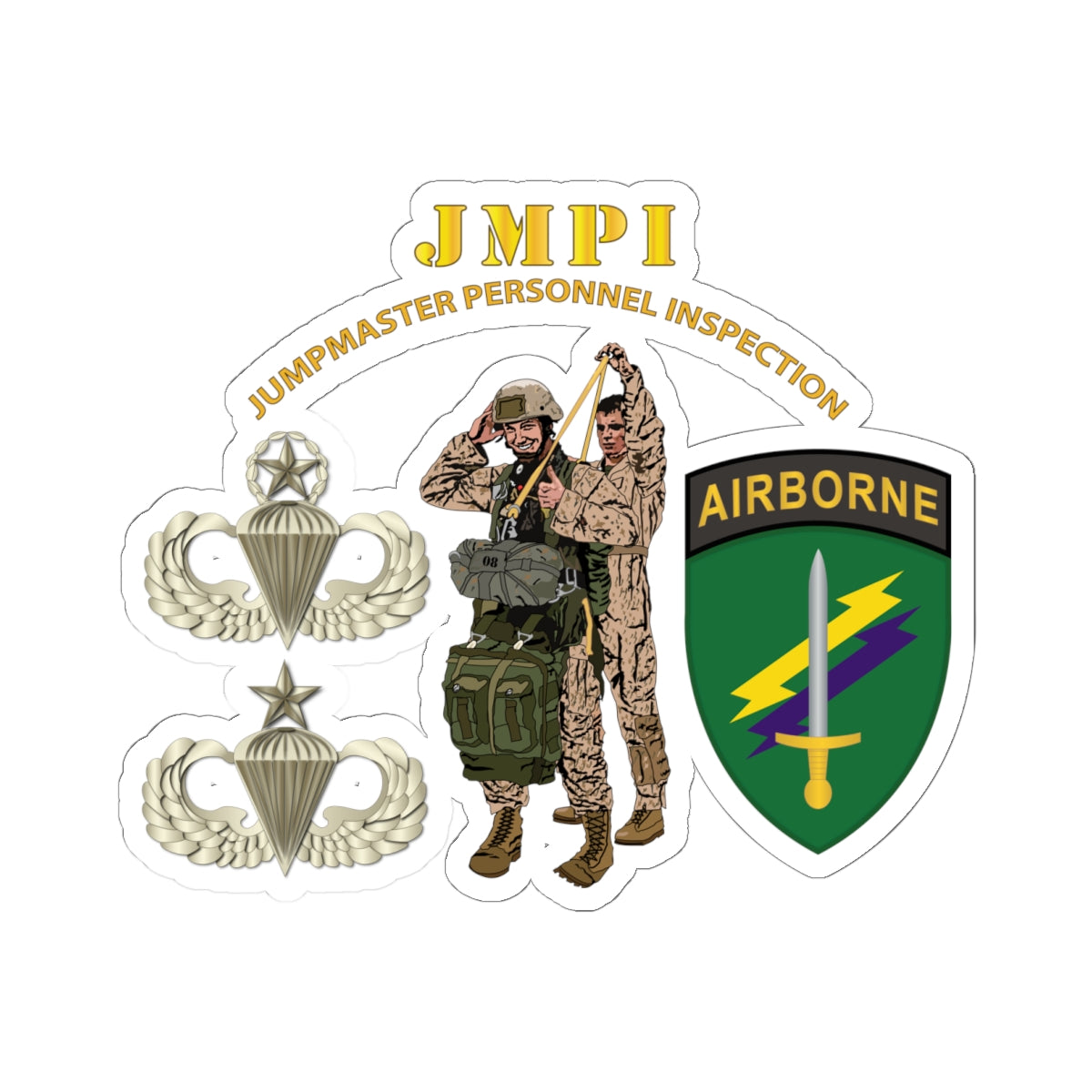 Kiss-Cut Stickers - JMPI - USACAPOC