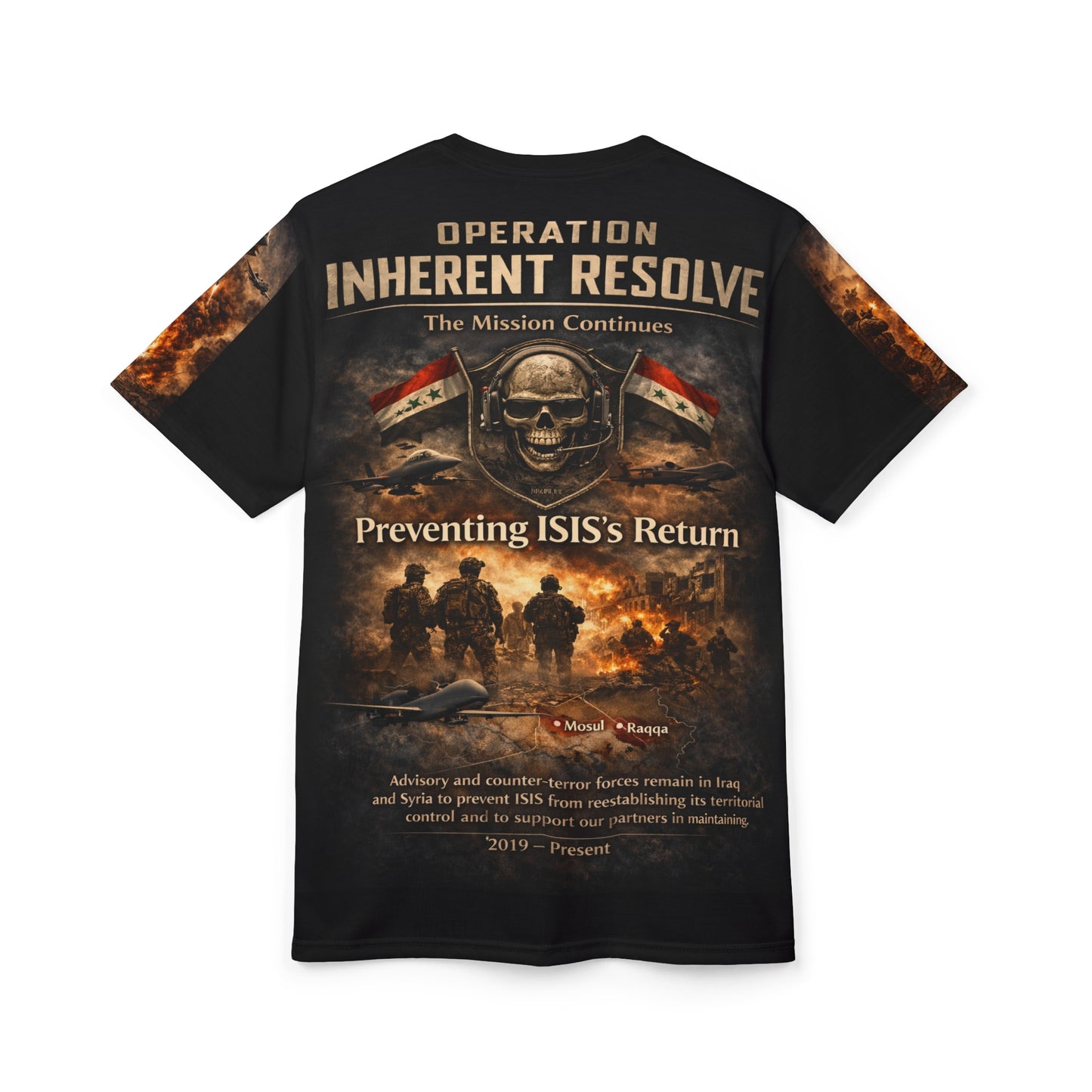 Operation Inherent Resolve Tribute Tee — War Against ISIS Memorial T-Shirt