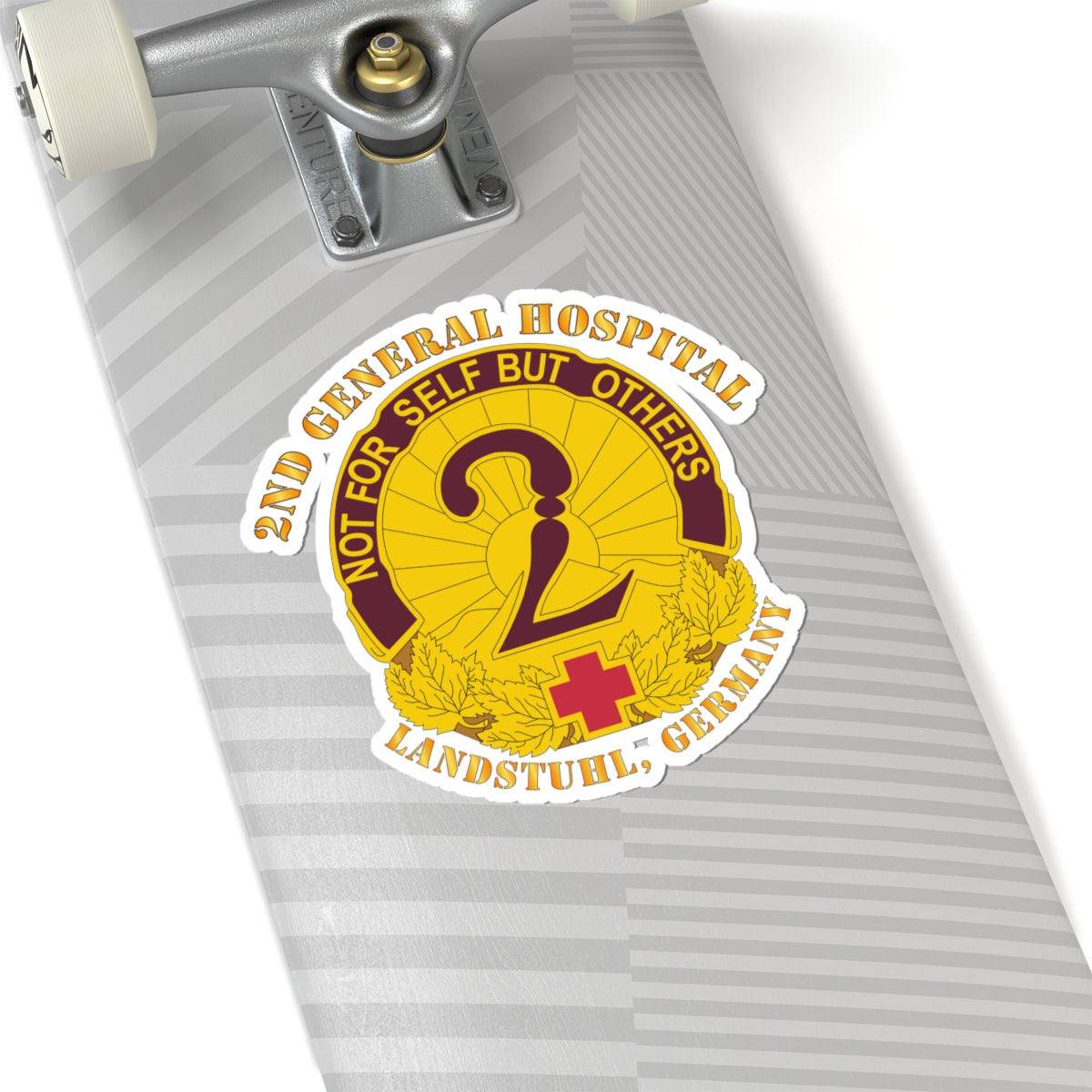 Kiss-Cut Stickers - 2nd General Hospital - Landstuhl Germany