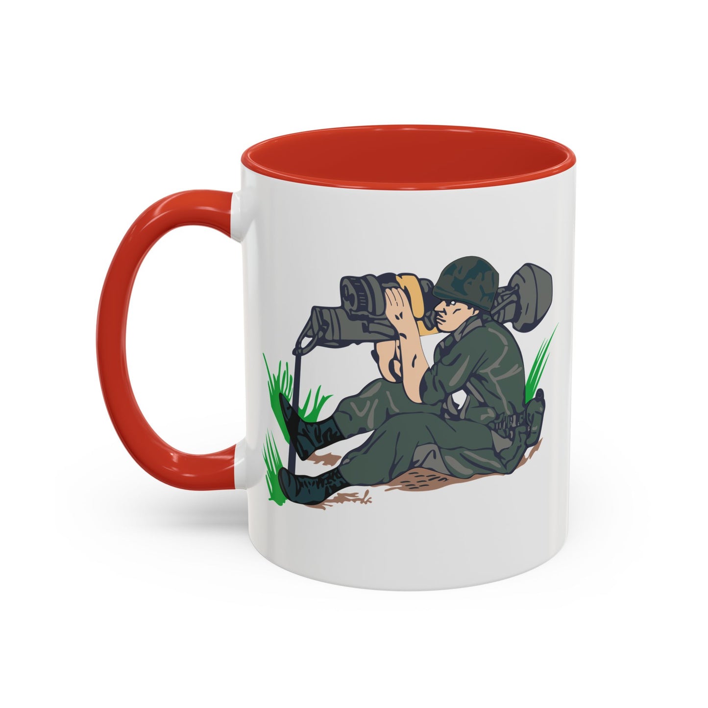 Accent Coffee Mug (11oz & 15oz) - Anti Armor M47 Dragon X 300