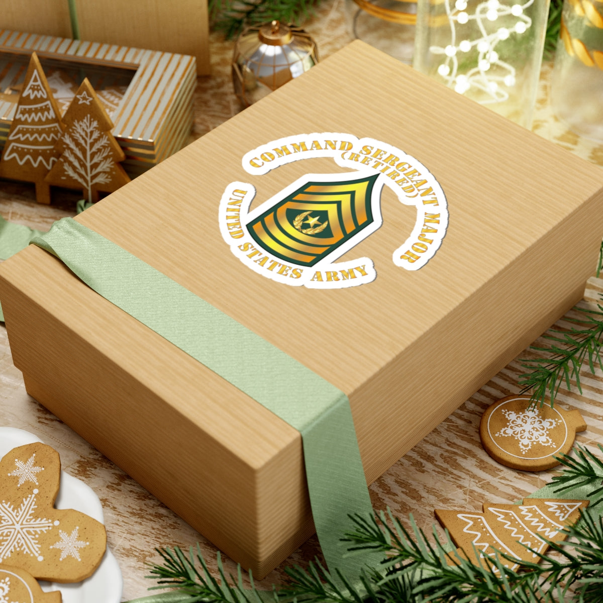 Kiss-Cut Stickers - Command Sergeant Major - CSM - Retired