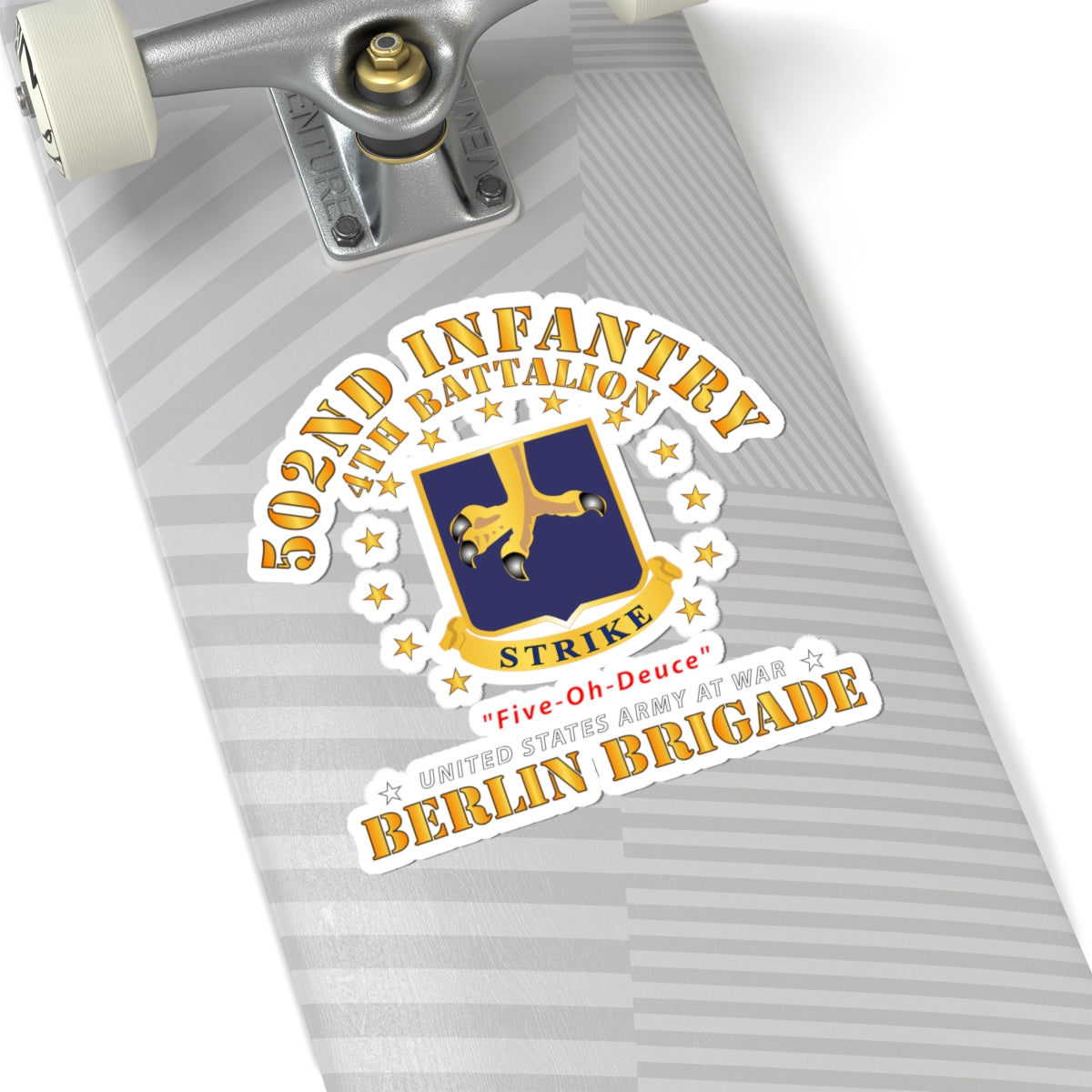 Kiss-Cut Stickers - 4th Battalion 502nd Infantry - Berlin Brigade X 300