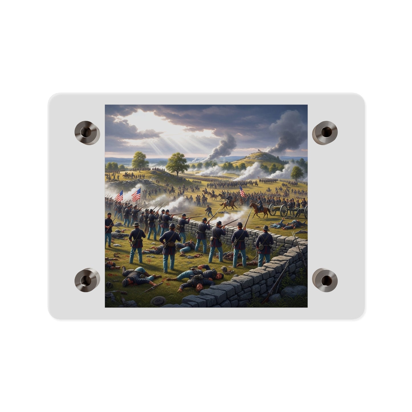 Acrylic Wall Art Panel - Battle of Gettysburg