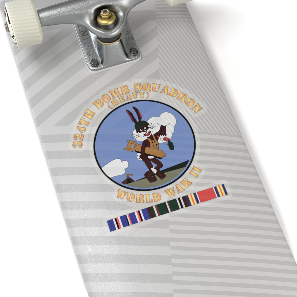 Kiss-Cut Stickers - AAC - 324th Bomb Squadron - WWII w EU SVC