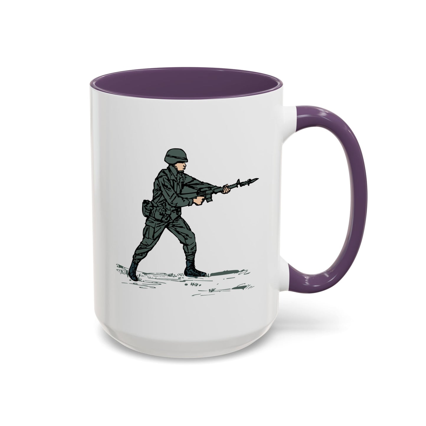 Accent Coffee Mug (11oz & 15oz) - Bayonet Training-Modified Thrust X 300