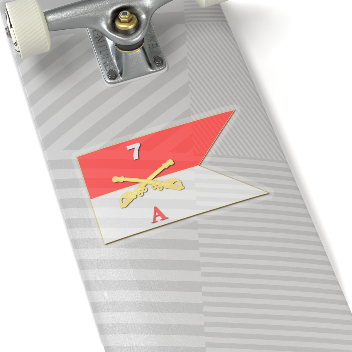 Kiss-Cut Stickers - A Co Guidon - 7th Cavalry