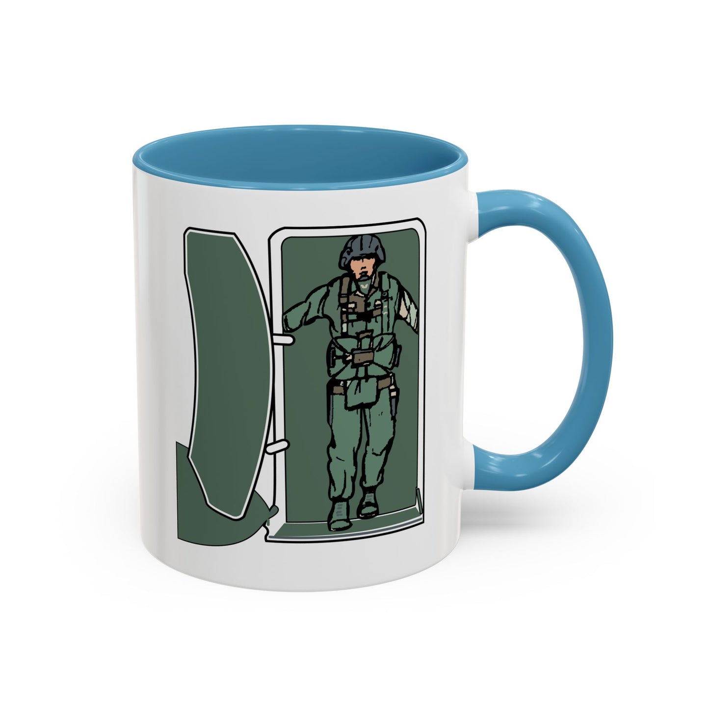 Accent Coffee Mug (11oz & 15oz) - Airborne - JM Door Check X 300