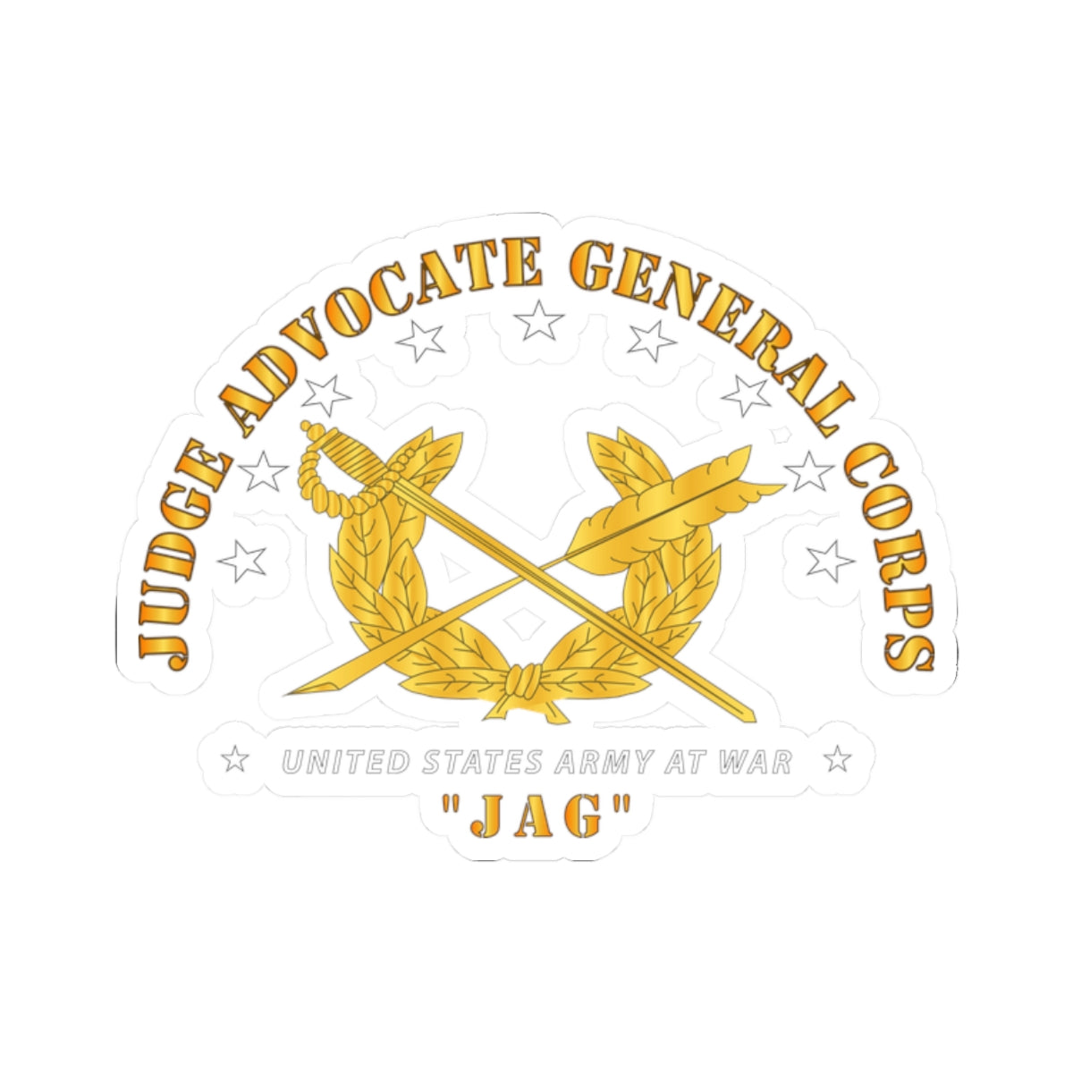 Kiss-Cut Stickers - JAG Branch