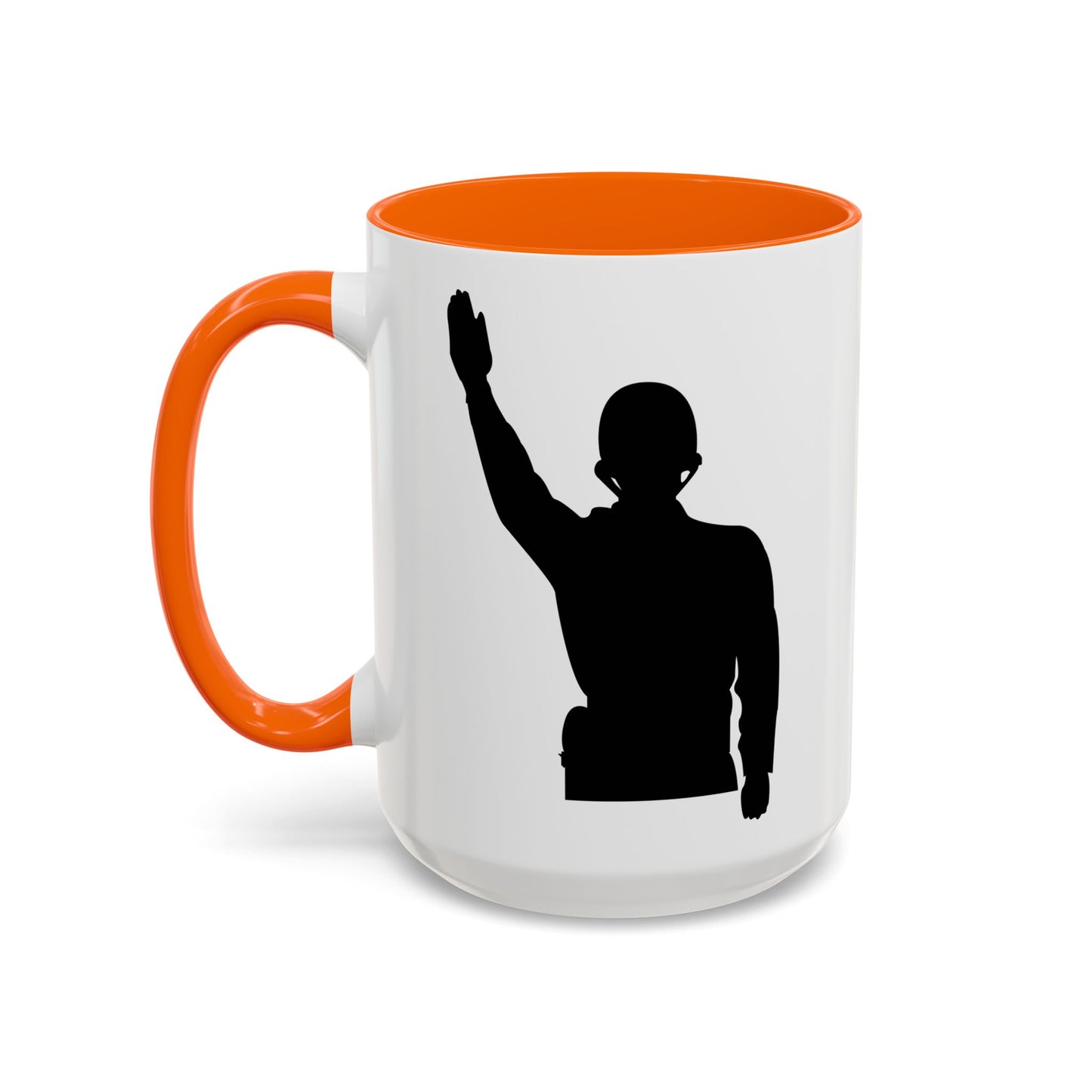 Accent Coffee Mug (11oz & 15oz) - Army - Soldier - Halt - Silhouette X 300