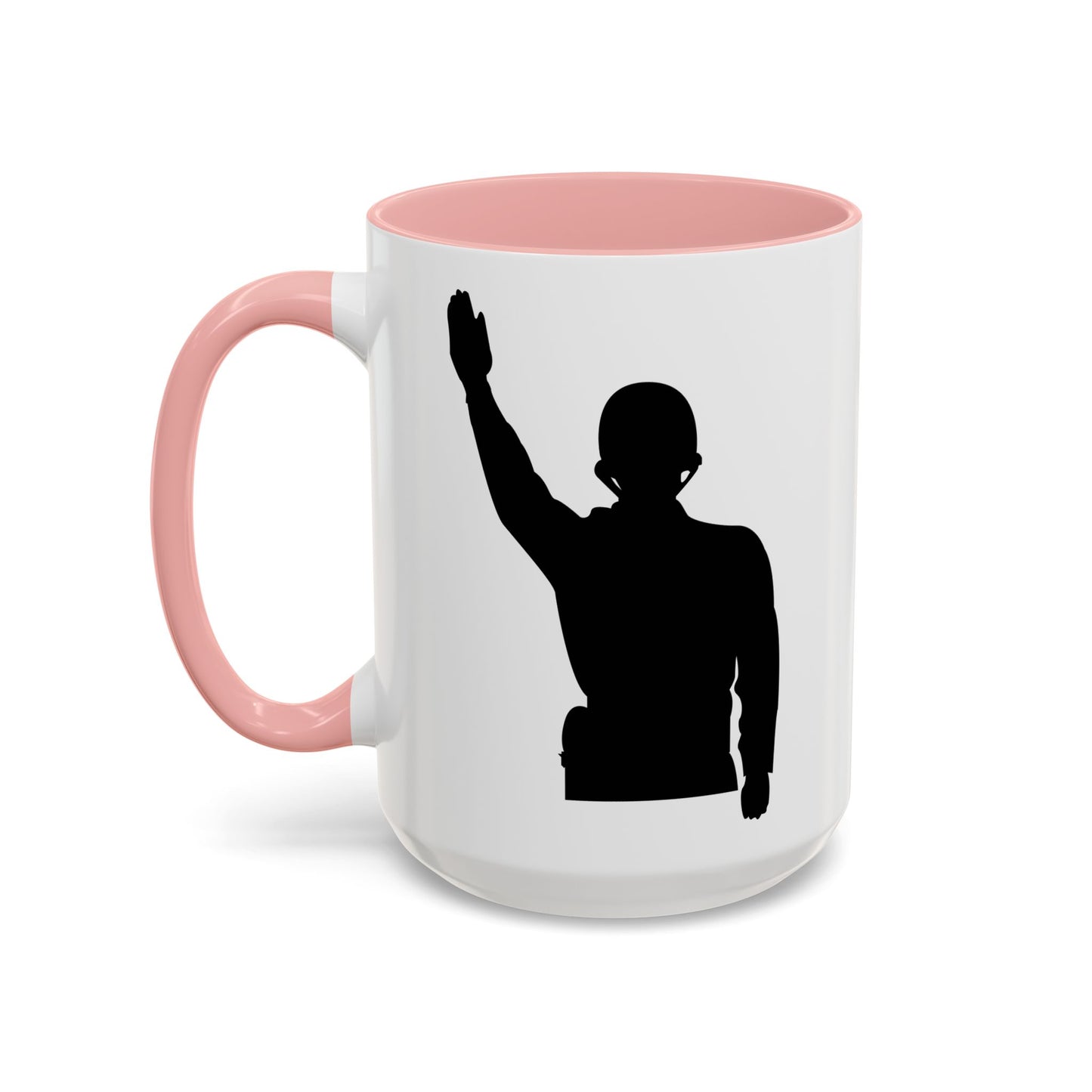 Accent Coffee Mug (11oz & 15oz) - Army - Soldier - Halt - Silhouette X 300