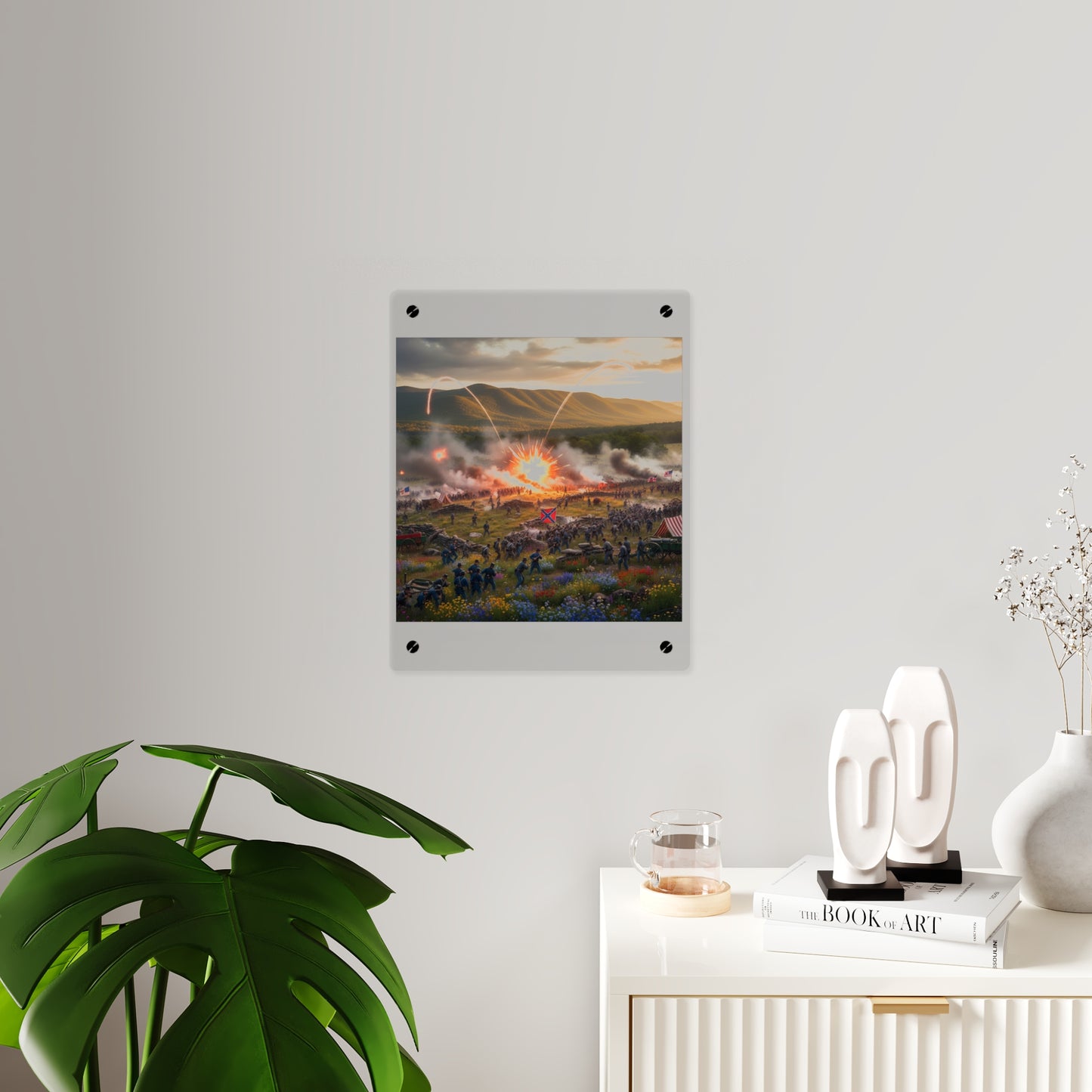 Acrylic Wall Art Panel - US Civil War Battle - Battle of Kennesaw Mountain Georgia