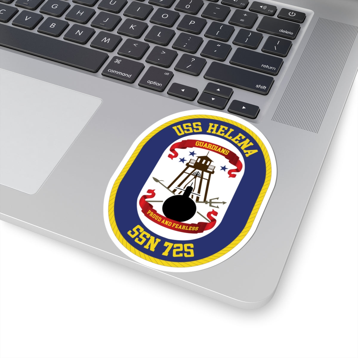 Kiss-Cut Stickers - Navy - USS Helena (SSBN 725) wo Txt