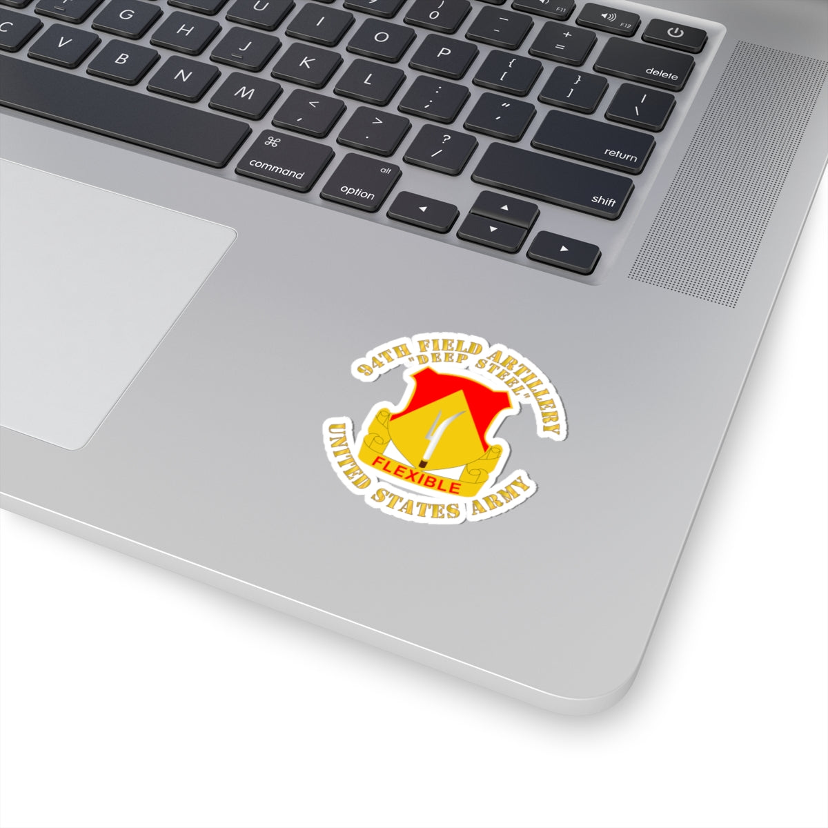 Kiss-Cut Stickers - 94th Field Artillery Regiment - Deep Steel