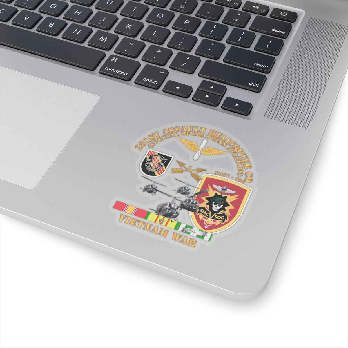 Kiss-Cut Stickers - 281st AHC MAC V SOG w SVC